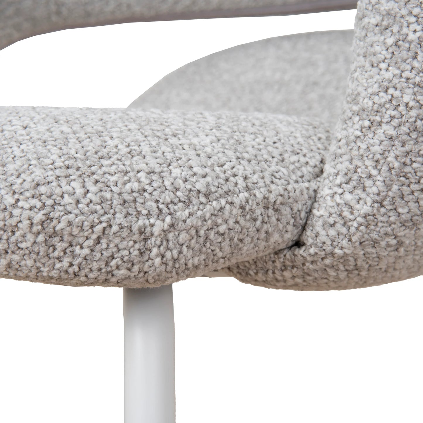 White Dining Chair - Clay Grey (Set of 2)