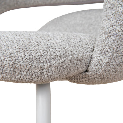 White Dining Chair - Clay Grey (Set of 2)