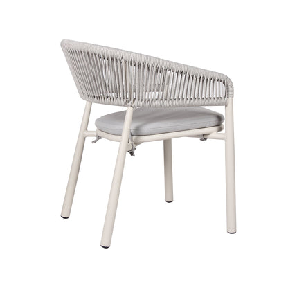Sand White Outdoor Dining Chair - Light Grey (Set of 2)