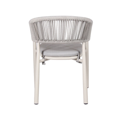 Sand White Outdoor Dining Chair - Light Grey (Set of 2)