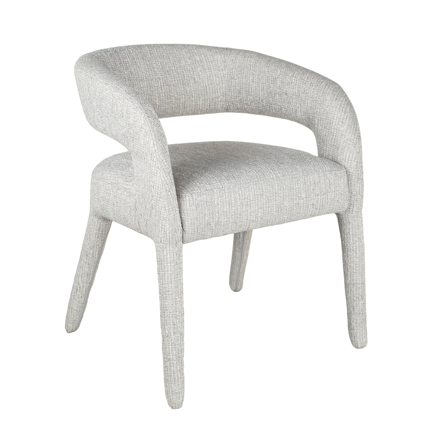 Dining Chair - Chrome Grey