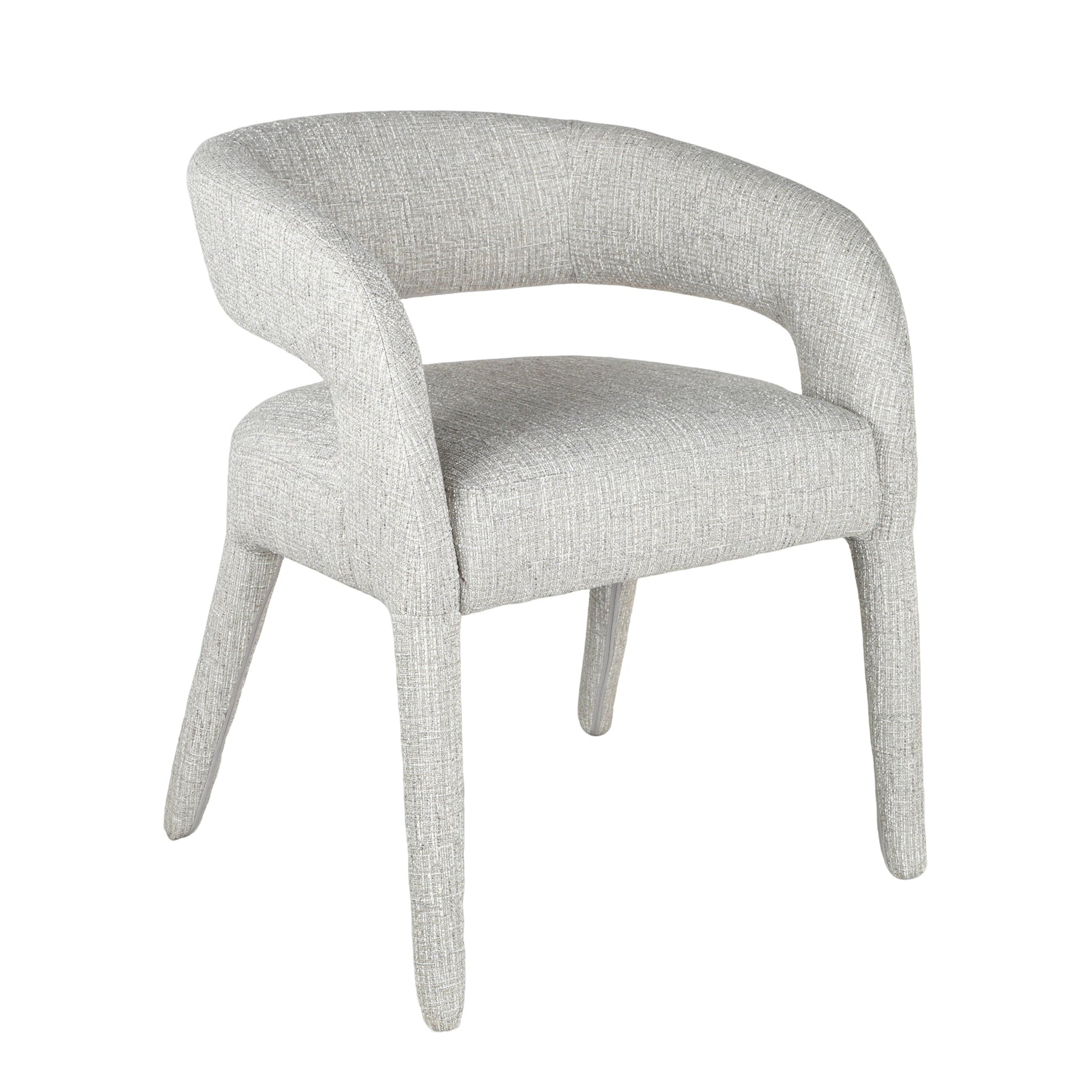 Dining Chair - Chrome Grey