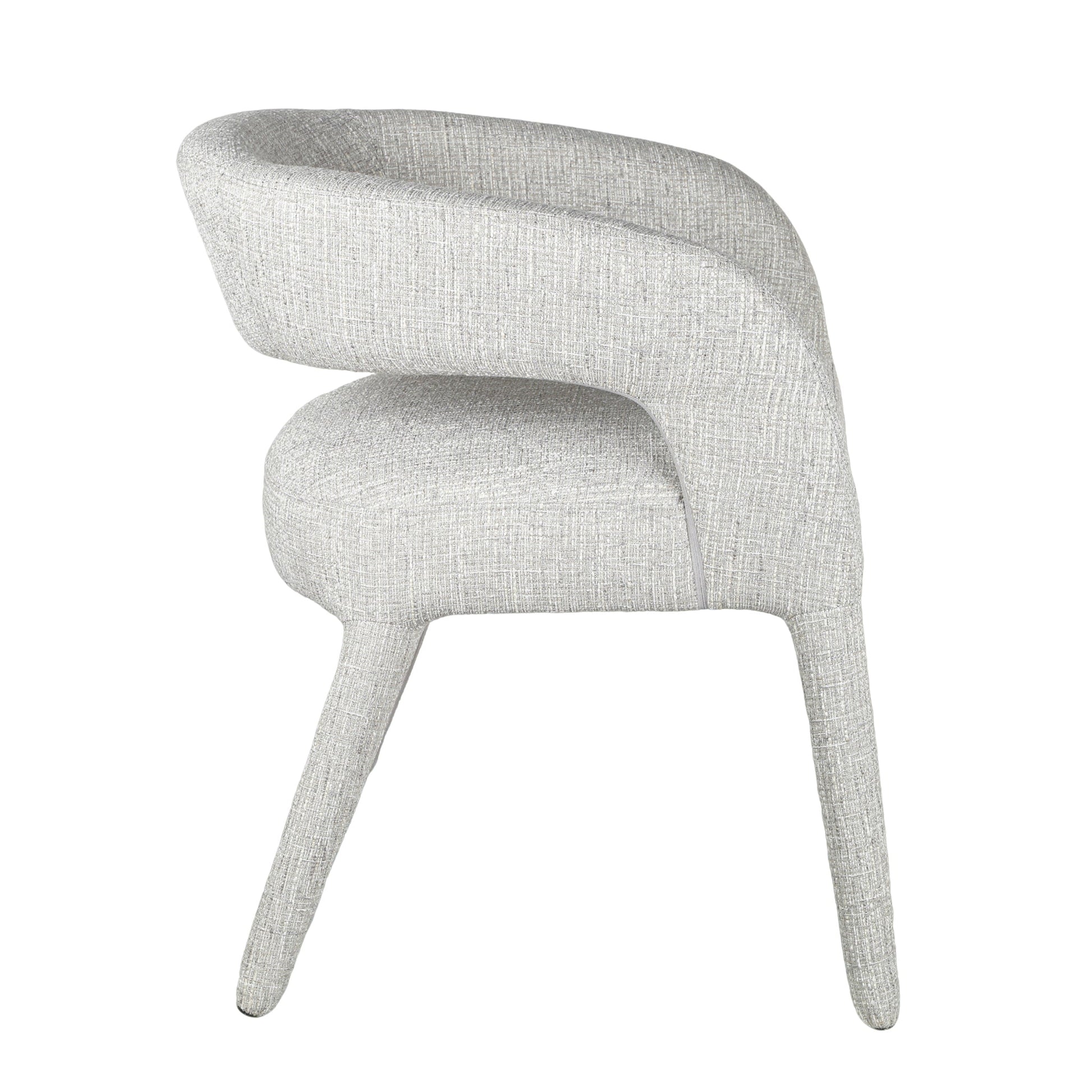 Dining Chair - Chrome Grey