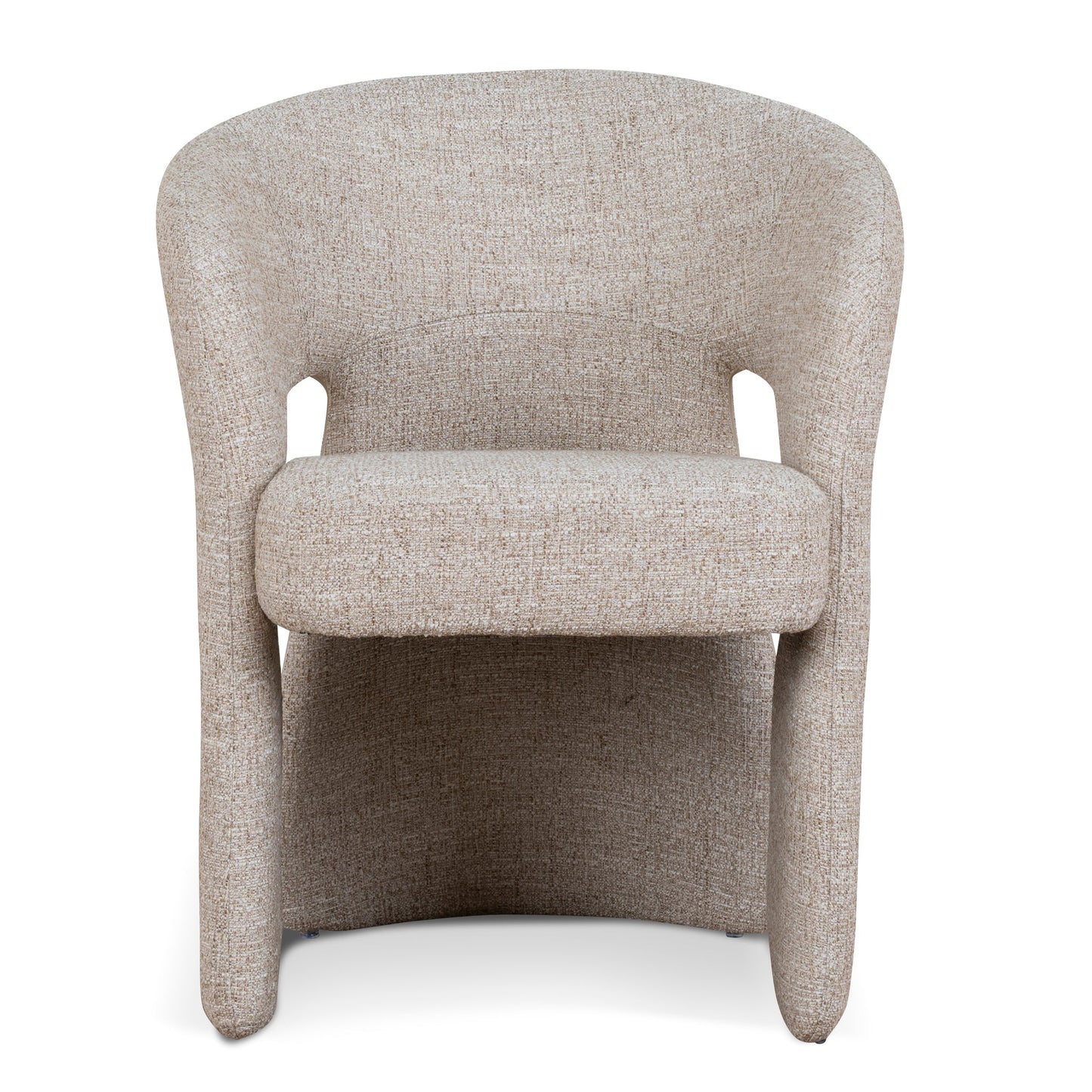 Fabric Dining Chair - Pale Beige