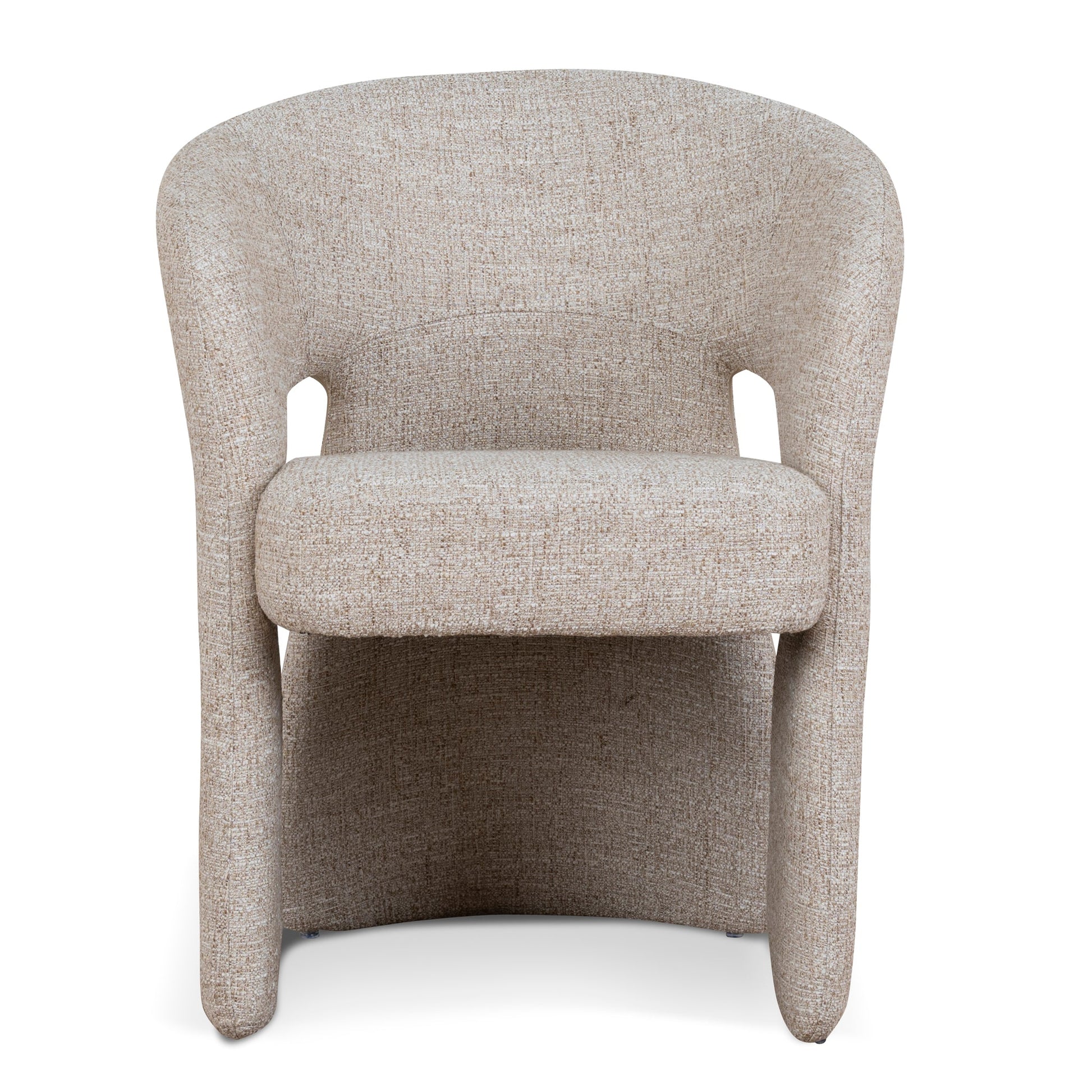 Fabric Dining Chair - Pale Beige