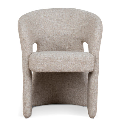 Fabric Dining Chair - Pale Beige