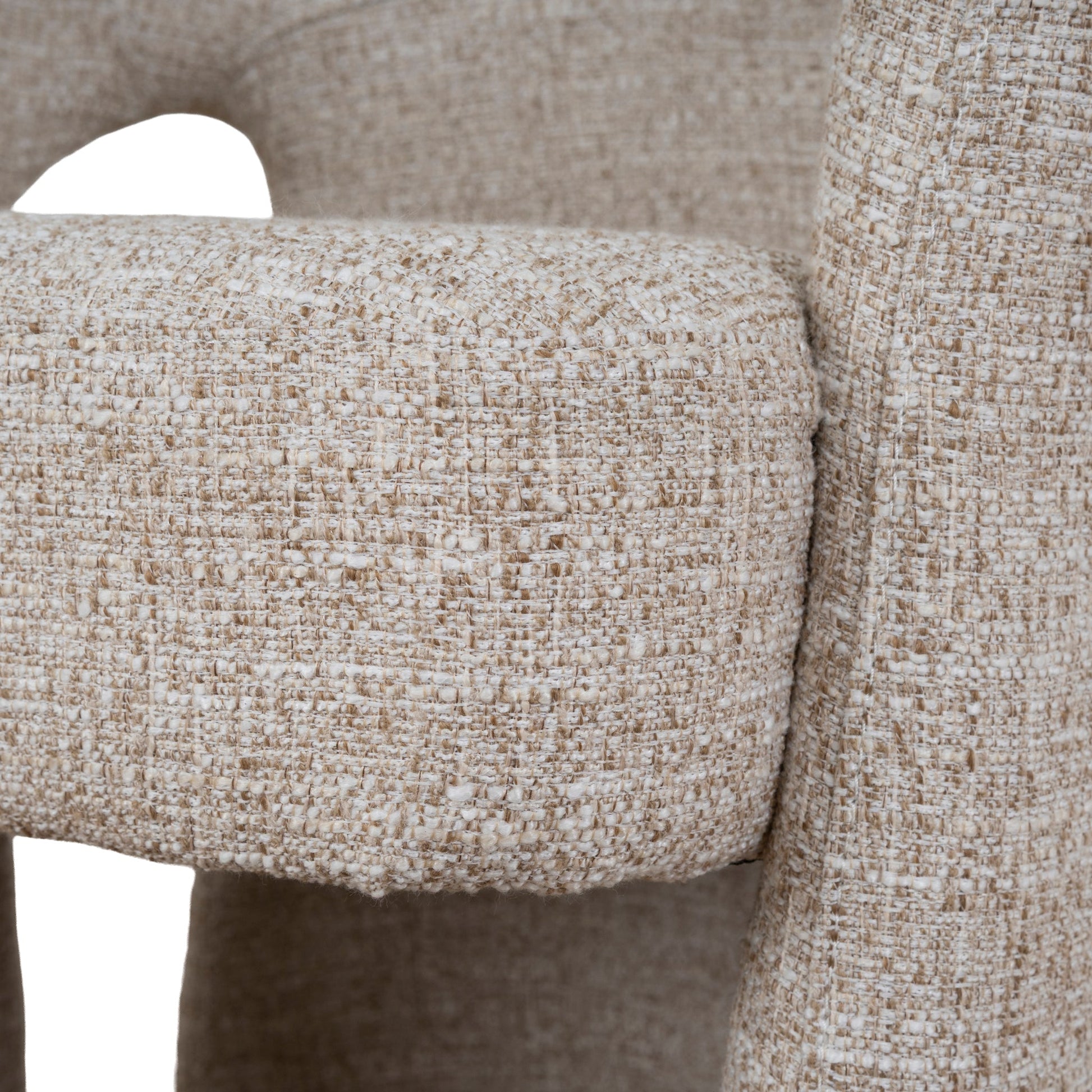 Fabric Dining Chair - Pale Beige