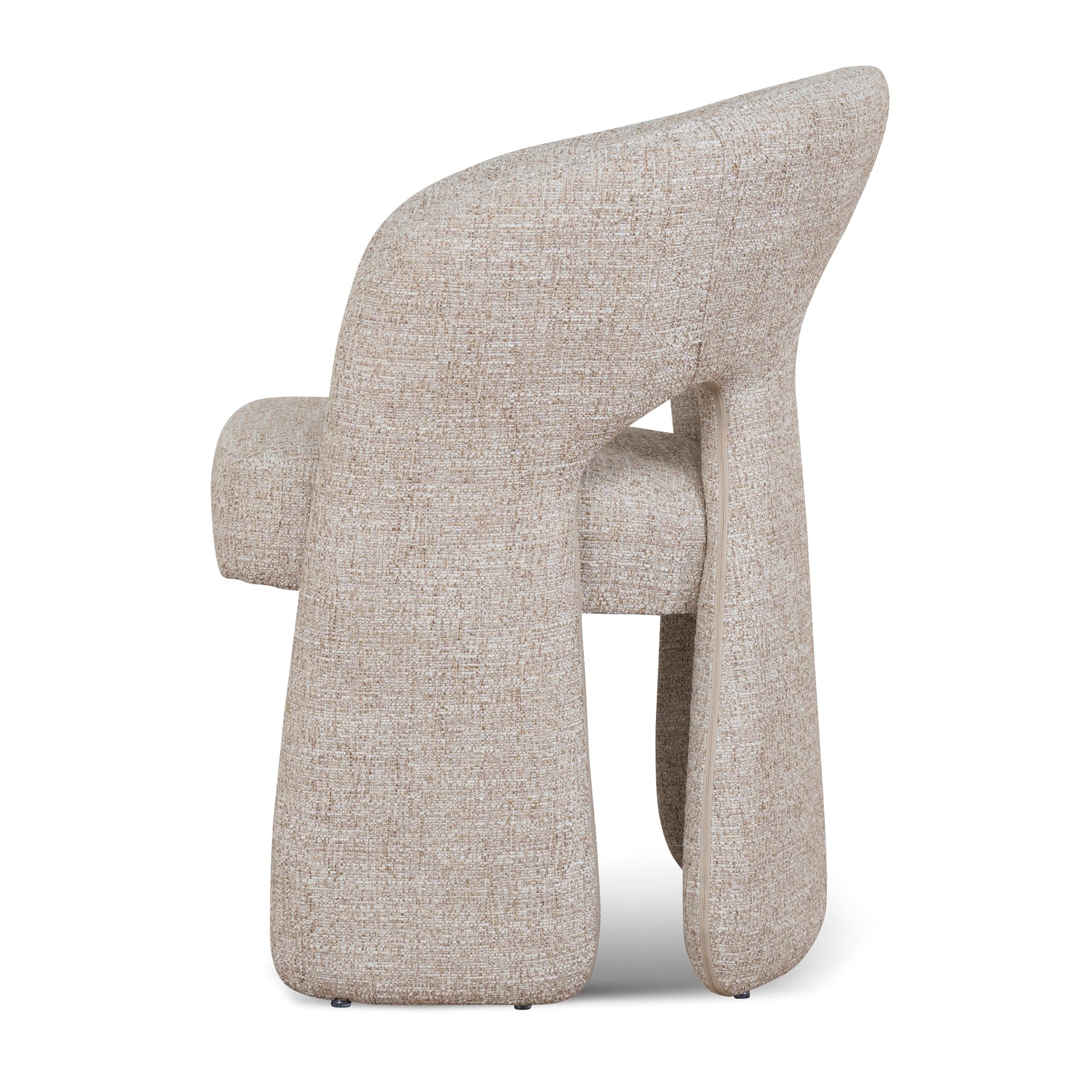 Fabric Dining Chair - Pale Beige