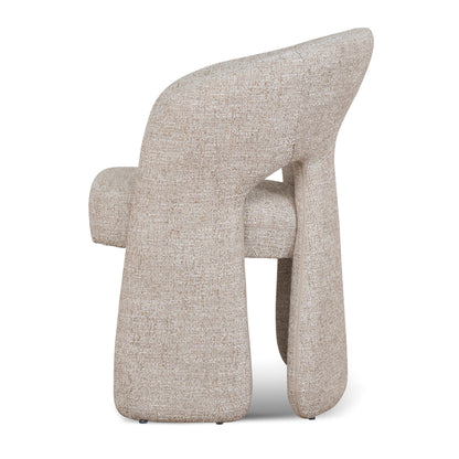 Fabric Dining Chair - Pale Beige
