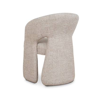 Fabric Dining Chair - Pale Beige