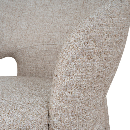 Fabric Dining Chair - Pale Beige