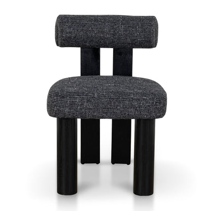 CDC10480-OLS Black Dining Chair - Field Charcoal (Set of 2)