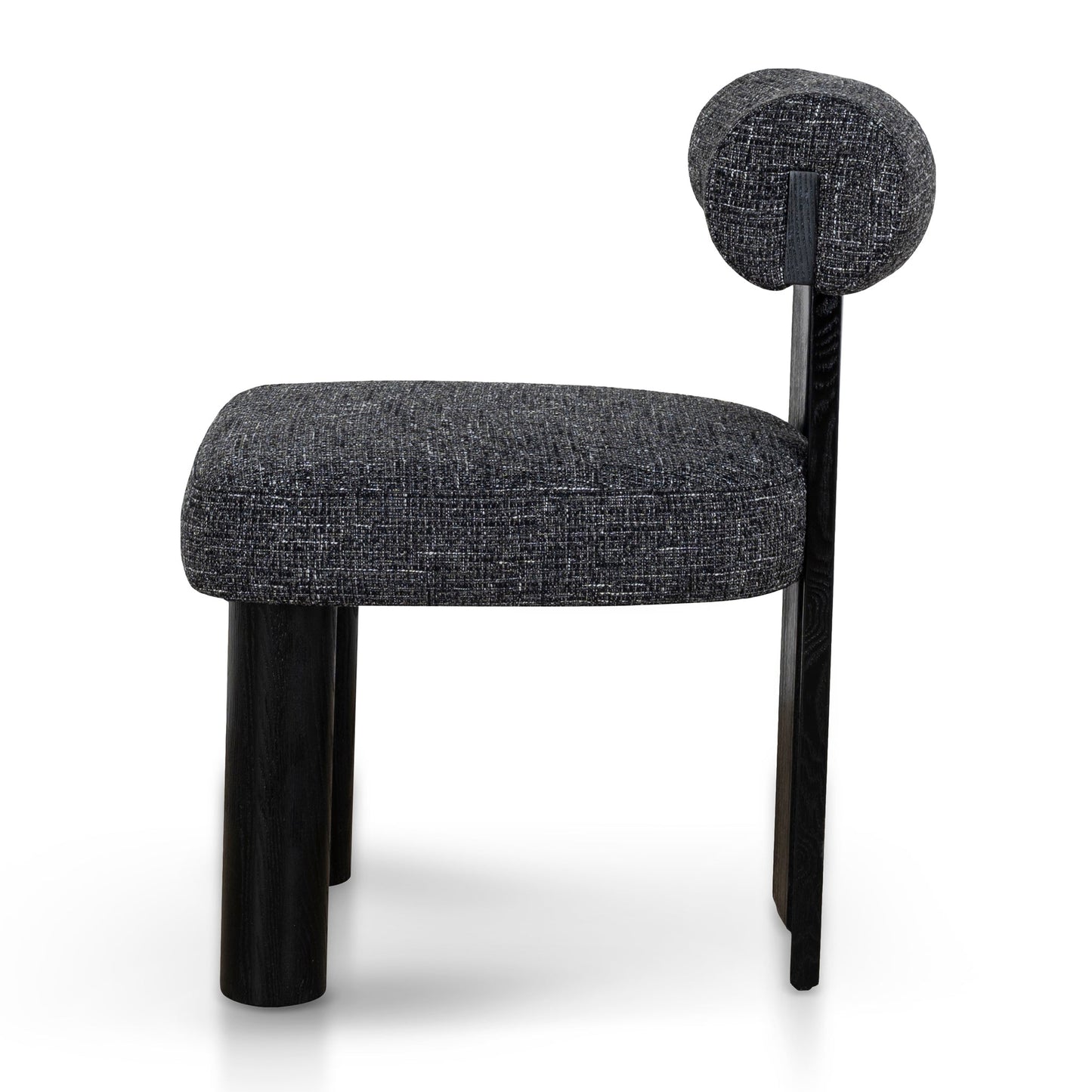 CDC10480-OLS Black Dining Chair - Field Charcoal (Set of 2)