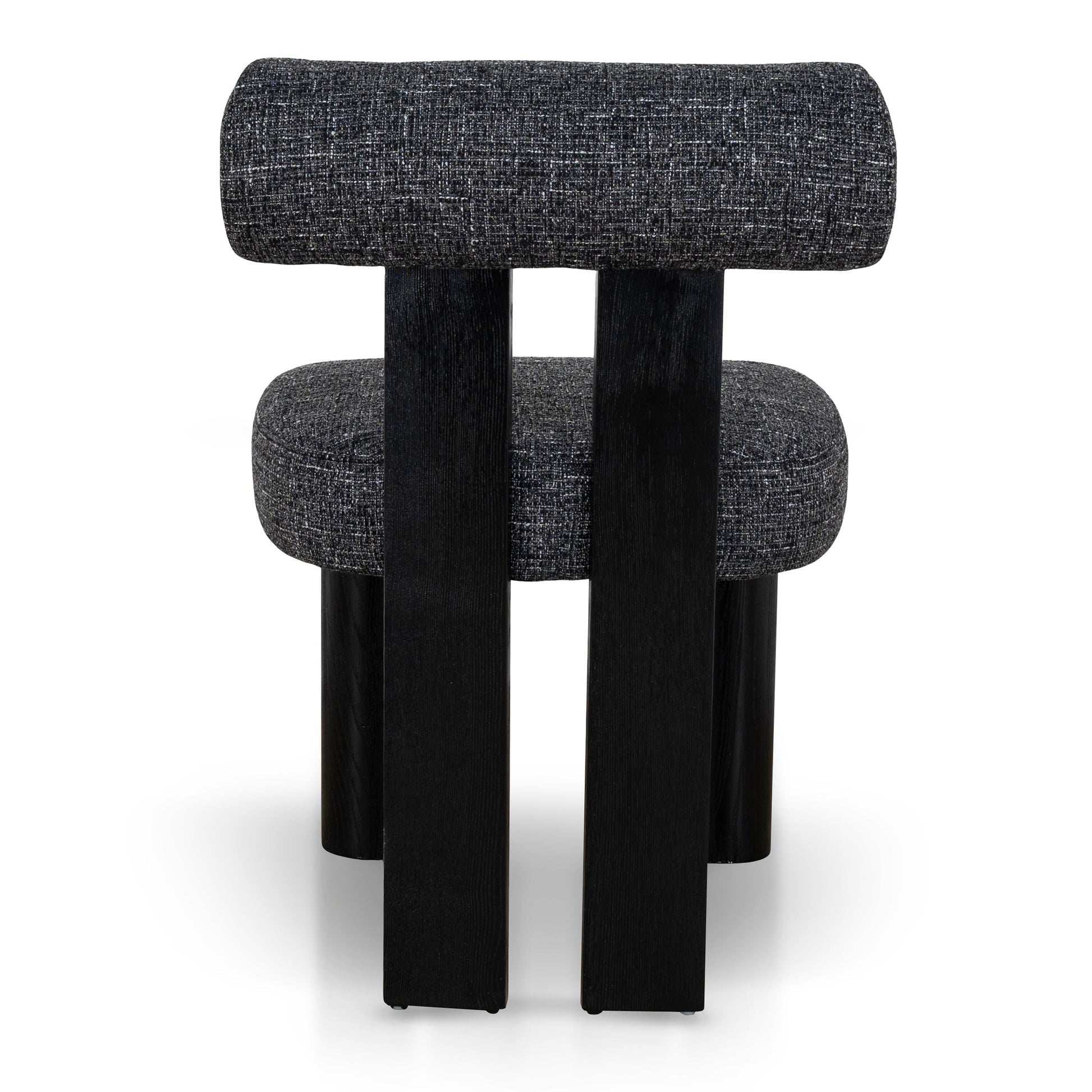CDC10480-OLS Black Dining Chair - Field Charcoal (Set of 2)