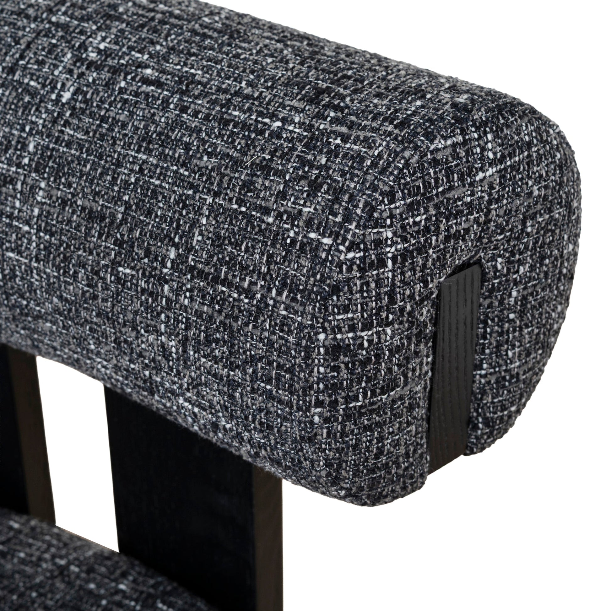 CDC10480-OLS Black Dining Chair - Field Charcoal (Set of 2)