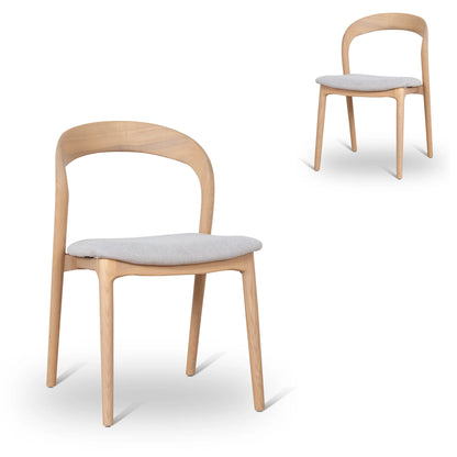Natural Dining Chair - Naxos Beige (Set of 2)