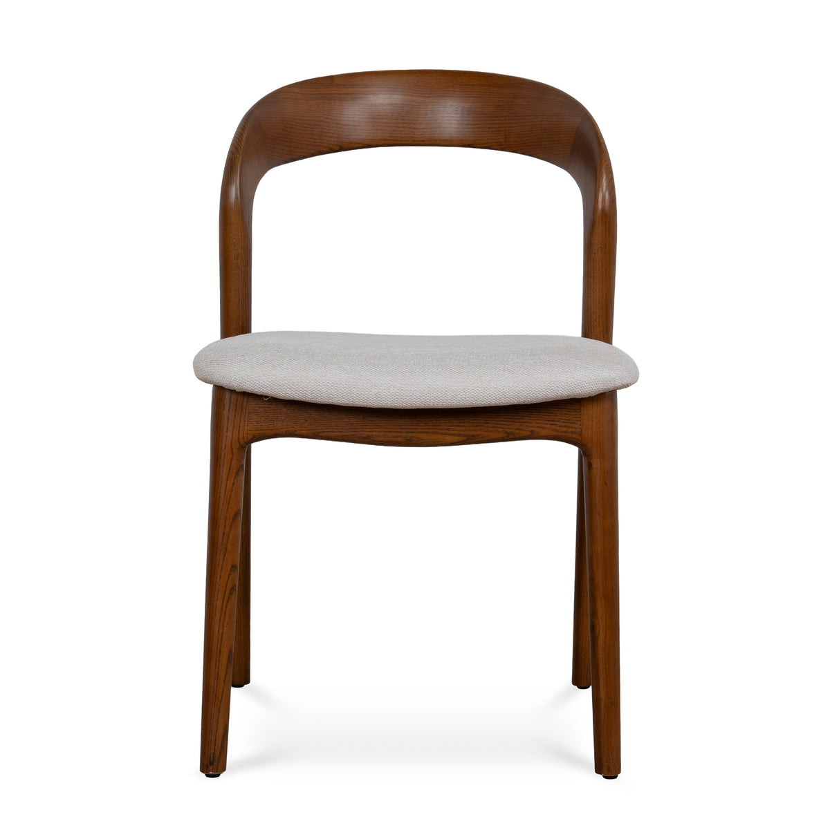 CDC10570-NX Walnut Dining Chair - Naxos Beige (Set of 2)
