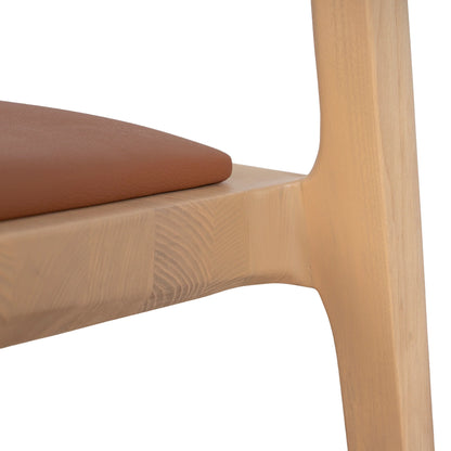 Natural Dining Chair - Naxos Tan (Set of 2)