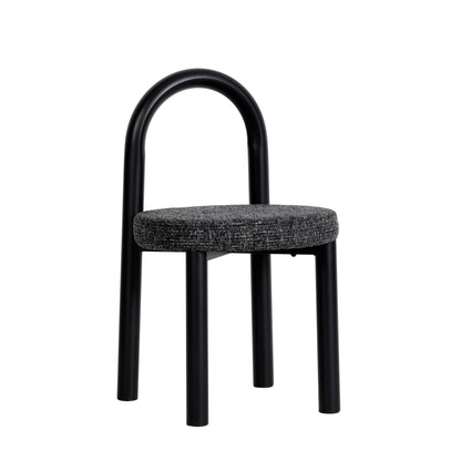 CDC12015-FH Black Dining Chair - Field Charcoal (Set of 2)