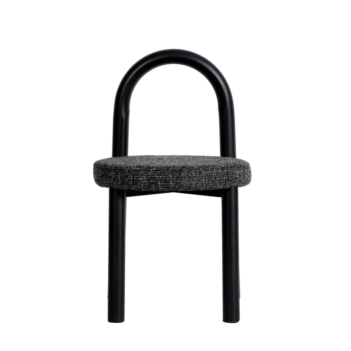 CDC12015-FH Black Dining Chair - Field Charcoal (Set of 2)