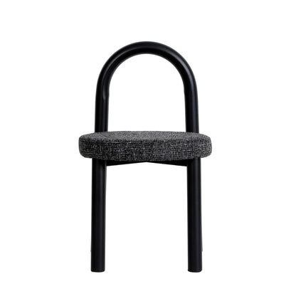 CDC12015-FH Black Dining Chair - Field Charcoal (Set of 2)
