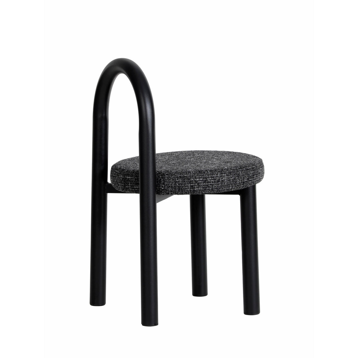 CDC12015-FH Black Dining Chair - Field Charcoal (Set of 2)