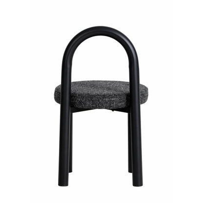 CDC12015-FH Black Dining Chair - Field Charcoal (Set of 2)