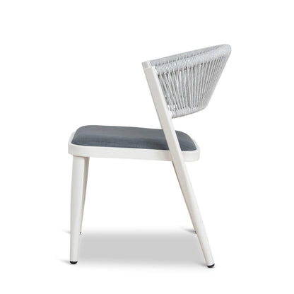 Sand White Outdoor Dining Chair - Grey (Set of 2)