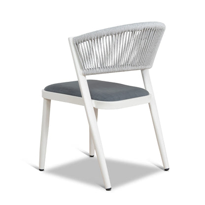 Sand White Outdoor Dining Chair - Grey (Set of 2)