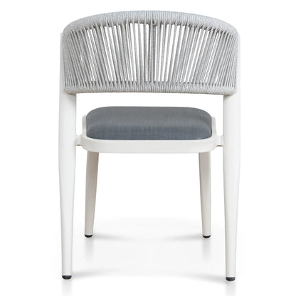 Sand White Outdoor Dining Chair - Grey (Set of 2)