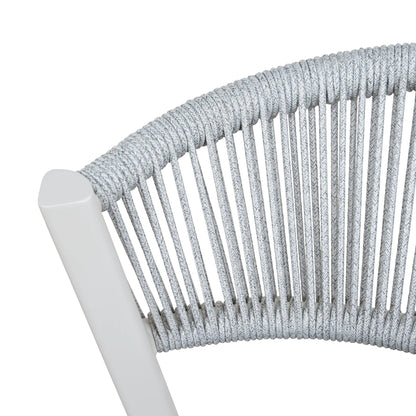 Sand White Outdoor Dining Chair - Grey (Set of 2)