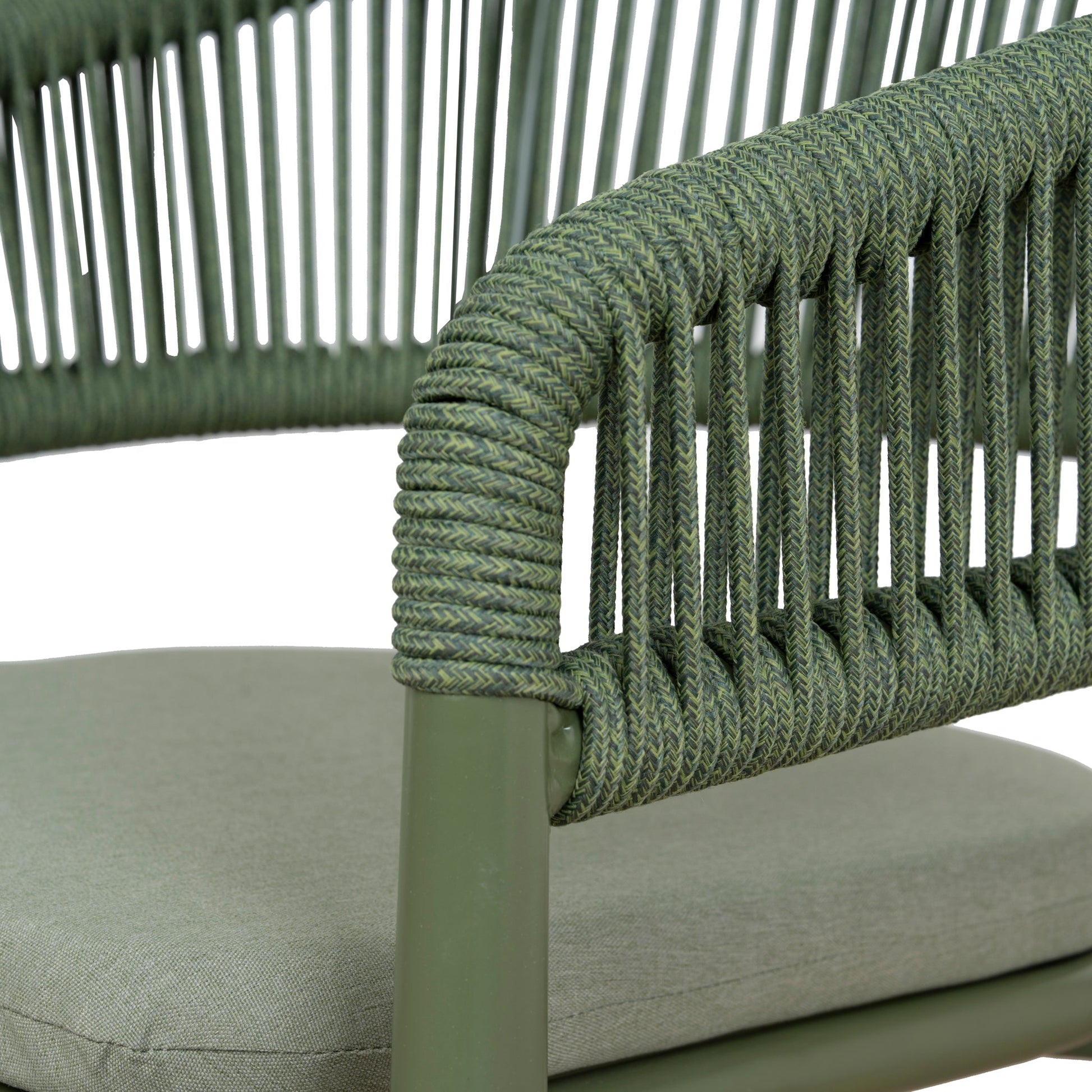 CDC12061-ID Outdoor Dining Chair - Army Green (Set of 2)