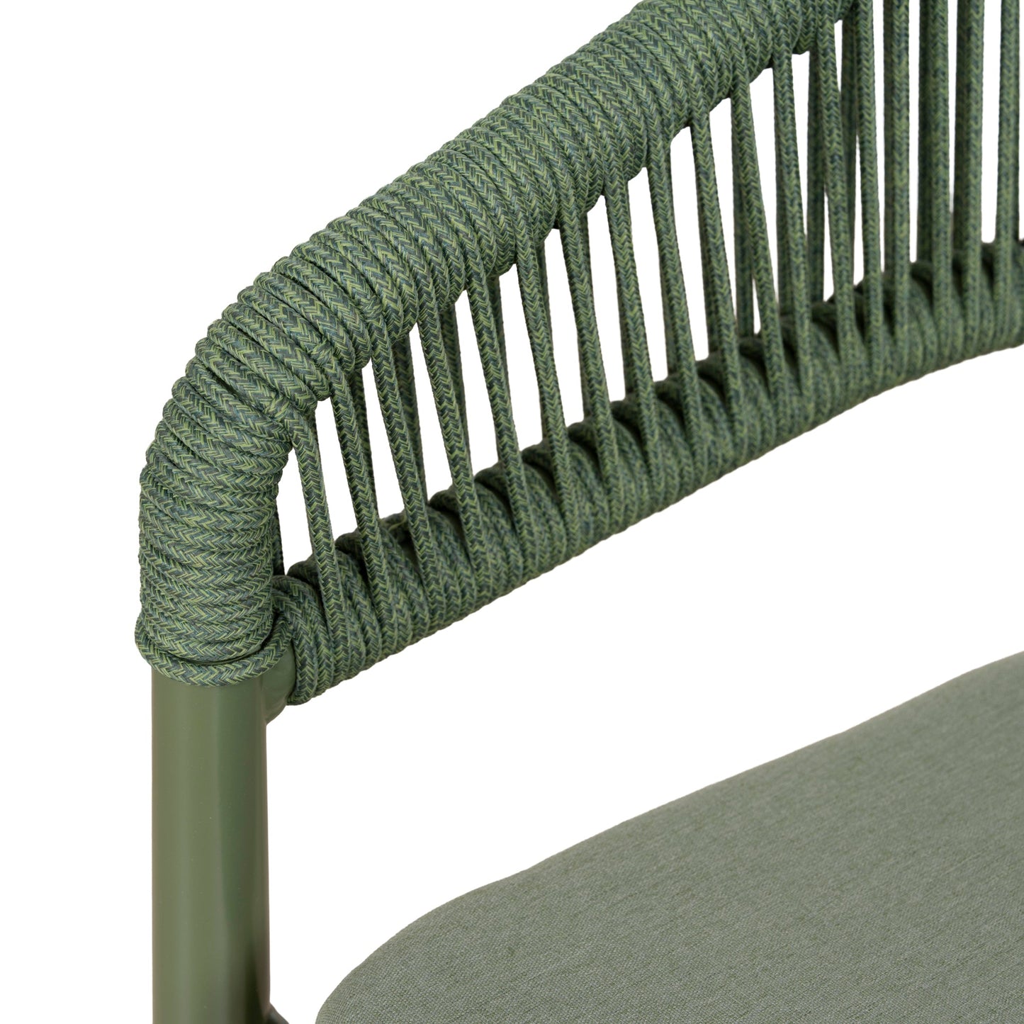 CDC12061-ID Outdoor Dining Chair - Army Green (Set of 2)