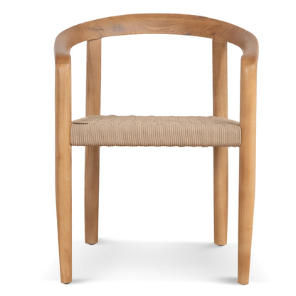 CDC12113-NX Natural Dining Chair - Naxos Latte Rope (Set of 2)