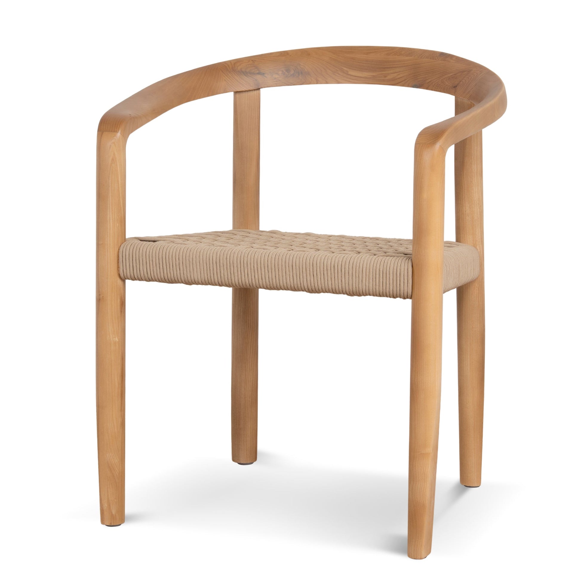 CDC12113-NX Natural Dining Chair - Naxos Latte Rope (Set of 2)