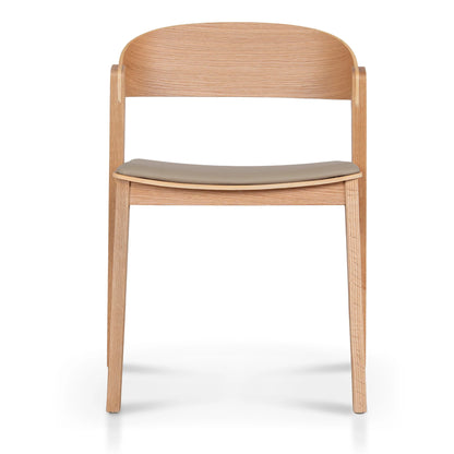 Natural Dining Chair - Latte Seat (Set of 2)