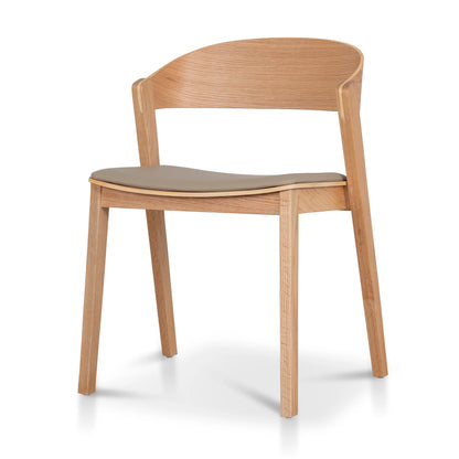 Natural Dining Chair - Latte Seat (Set of 2)
