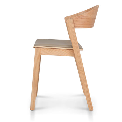 Natural Dining Chair - Latte Seat (Set of 2)
