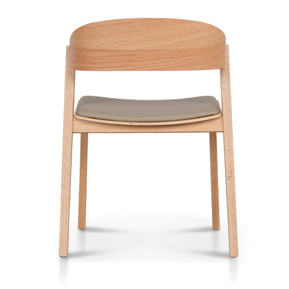 Natural Dining Chair - Latte Seat (Set of 2)