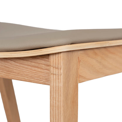 Natural Dining Chair - Latte Seat (Set of 2)