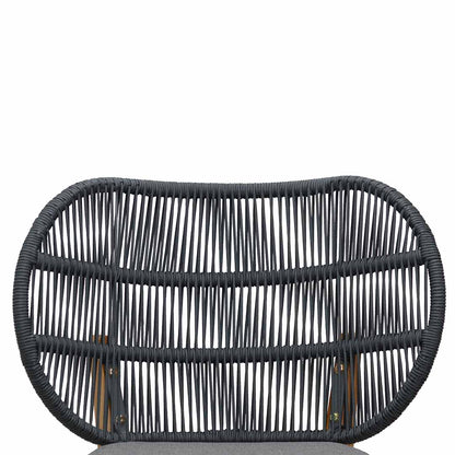 CDC6721-EM Outdoor Dining Chair - Anthracite Grey Cushion (Set of 2)