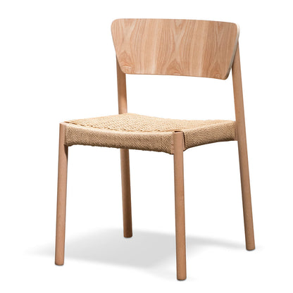 CDC6803-SD Rope Seat Dining Chair - Natural (Set of 2)