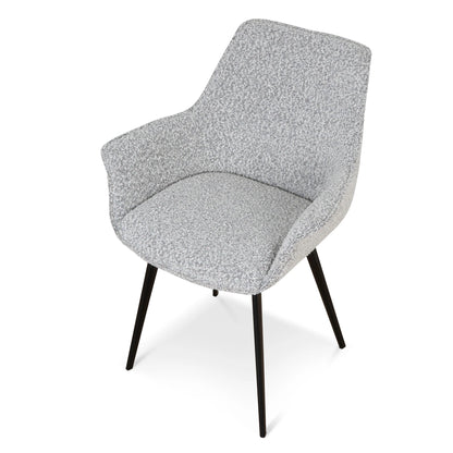 Dining Chair - Moonlit Pepper Boucle (Set of 2)