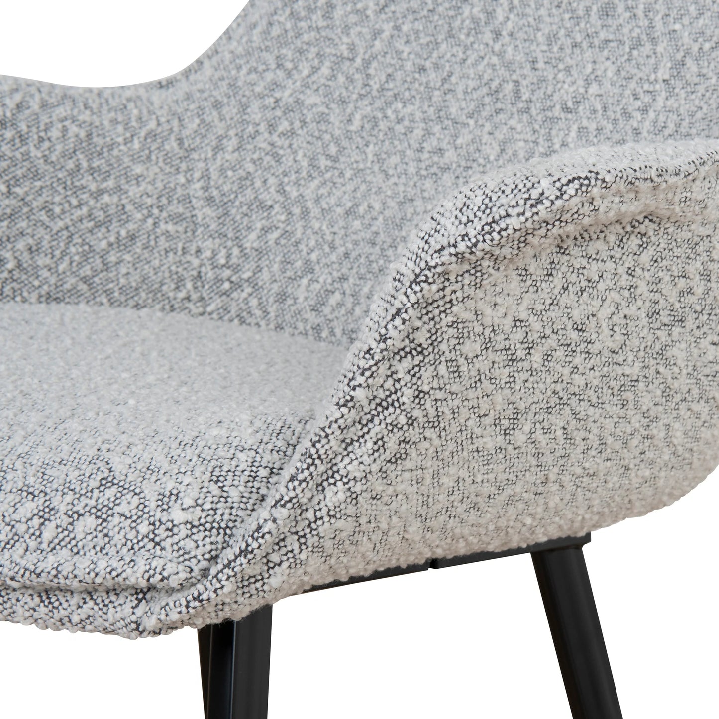 Dining Chair - Moonlit Pepper Boucle (Set of 2)