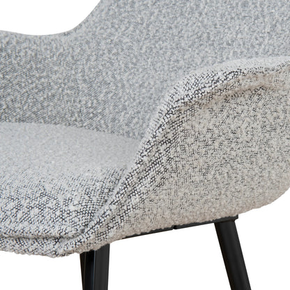 Dining Chair - Moonlit Pepper Boucle (Set of 2)