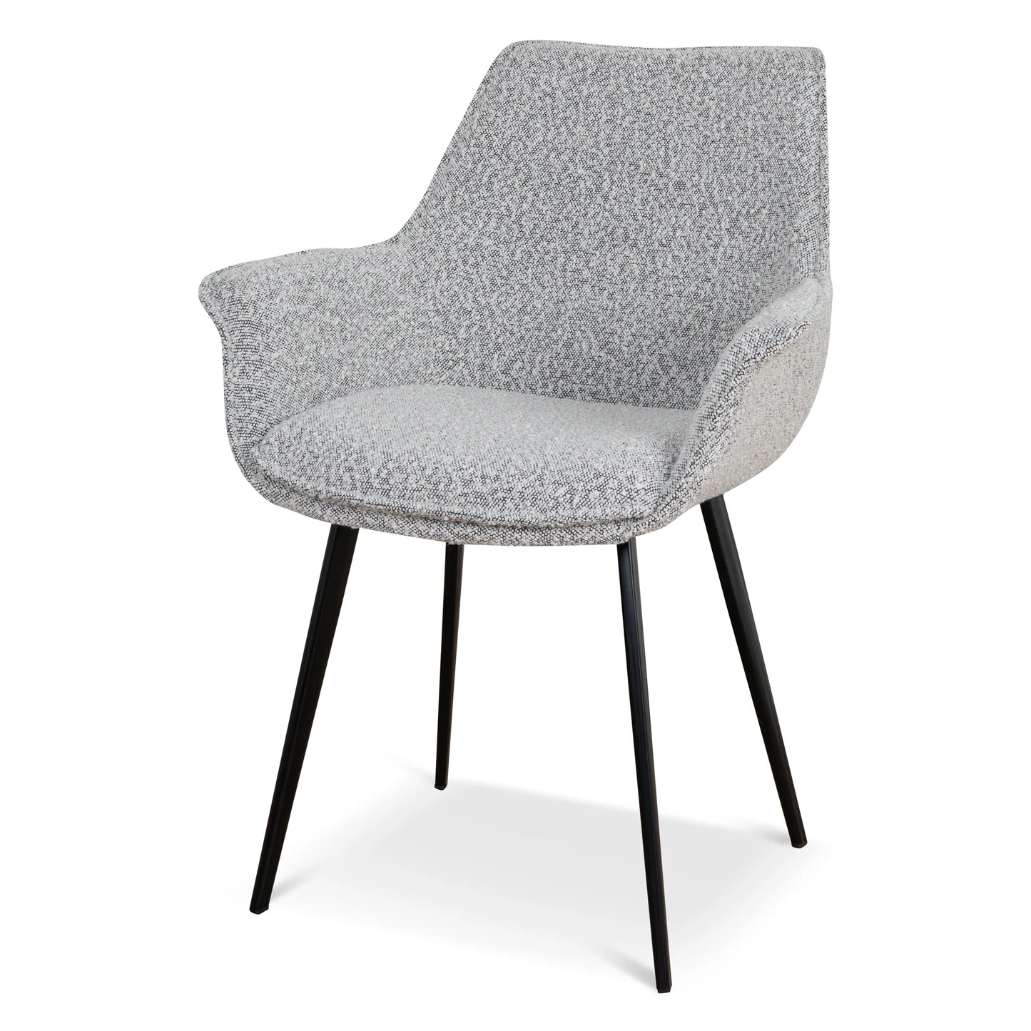 Dining Chair - Moonlit Pepper Boucle (Set of 2)