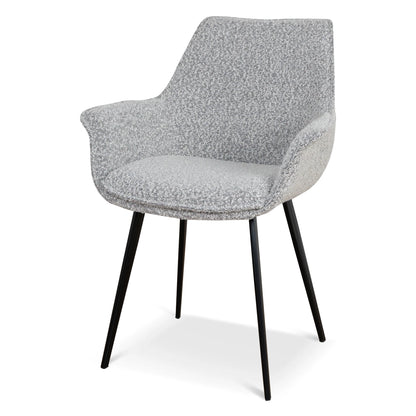 Dining Chair - Moonlit Pepper Boucle (Set of 2)