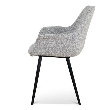 Dining Chair - Moonlit Pepper Boucle (Set of 2)