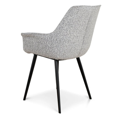 Dining Chair - Moonlit Pepper Boucle (Set of 2)