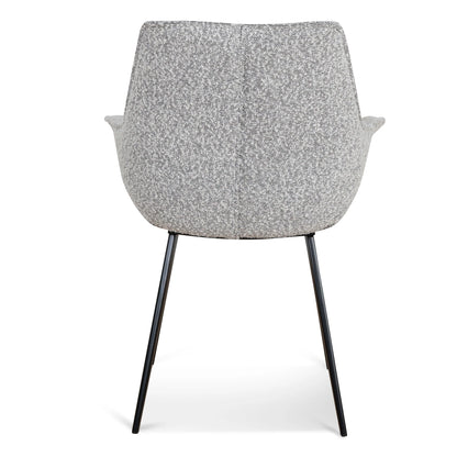 Dining Chair - Moonlit Pepper Boucle (Set of 2)